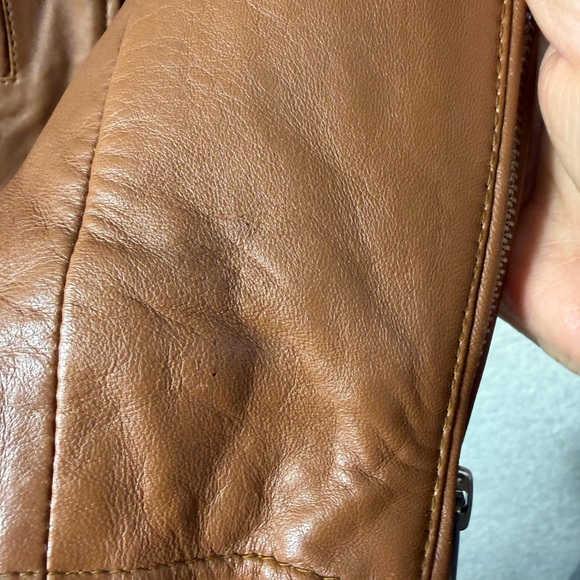 Quince 100% Leather Motorcycle Jacket Sz M - Picture 8 of 8